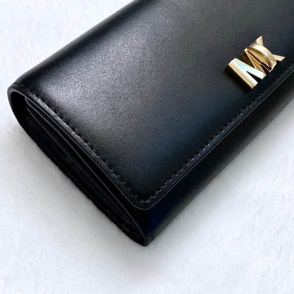 NEW MICHAEL KORS Large Black Leather Wallet - Picture 2 of 10